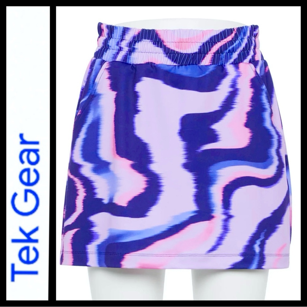 NWT Tek Gear Tie Dye Performance Skirt